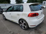 2010 Volkswagen Gti  White vin: WVWGD7AJ9AW421443