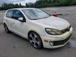 2010 Volkswagen Gti  White vin: WVWGD7AJ9AW421443