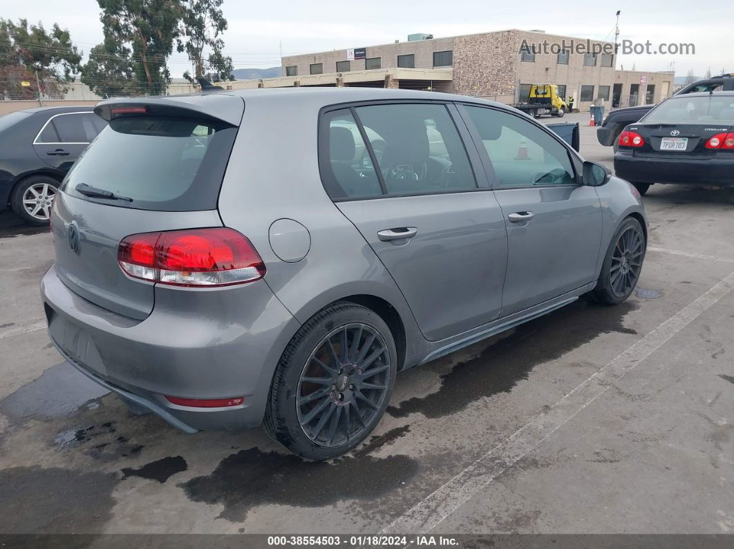 2010 Volkswagen Gti 4-door Gray vin: WVWGD7AJXAW196515