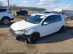 2010 Volkswagen Gti 4-door White vin: WVWGD9AJ3AW355421