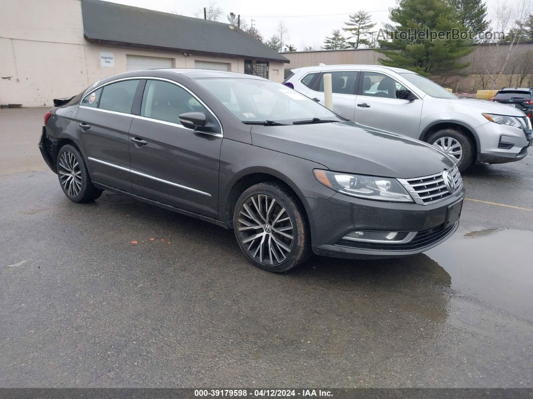 2014 Volkswagen Cc 3.6l Vr6 Executive Brown vin: WVWGU7AN0EE523177