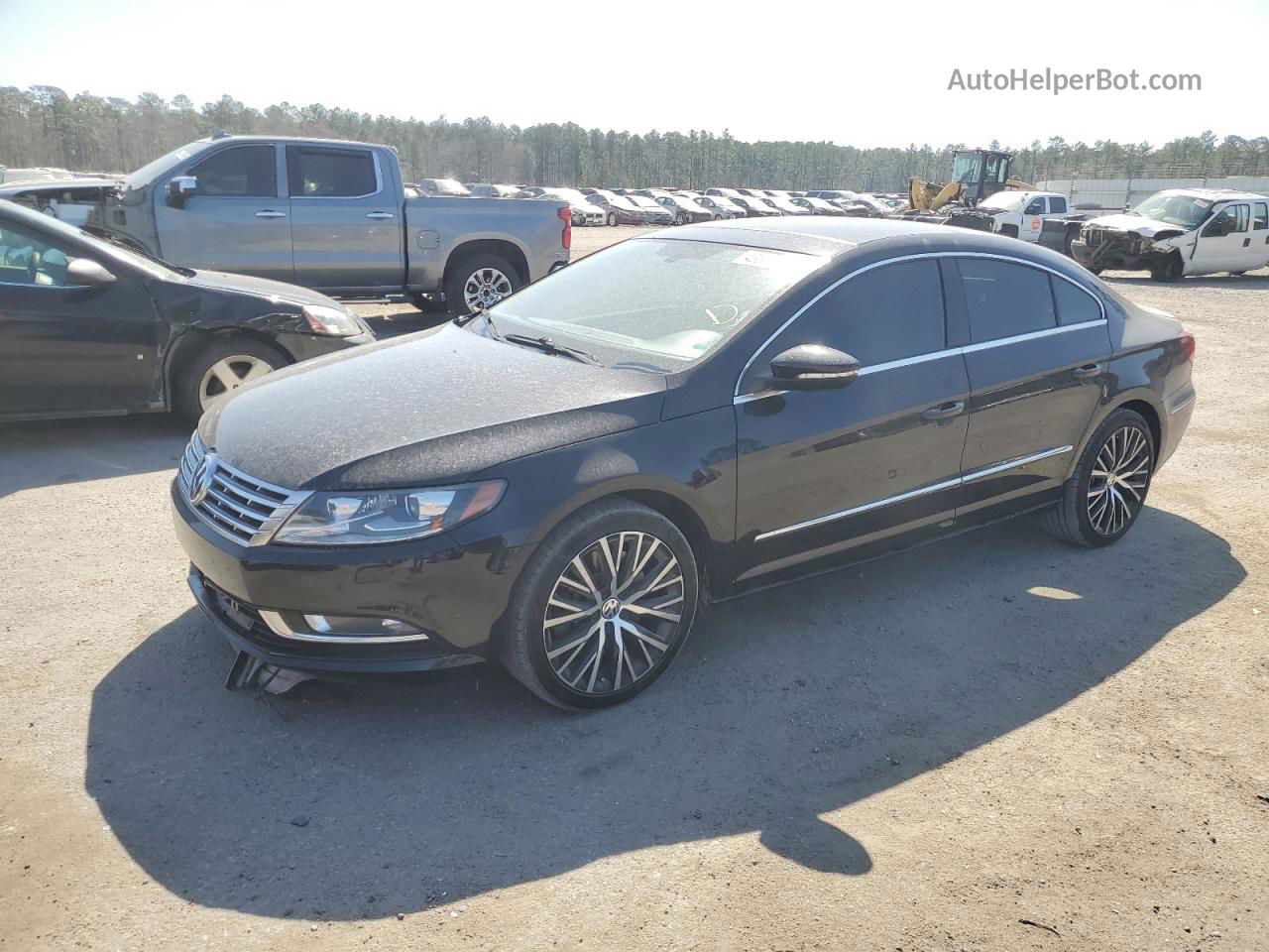 2014 Volkswagen Cc Vr6 4motion Black vin: WVWGU7AN0EE527097