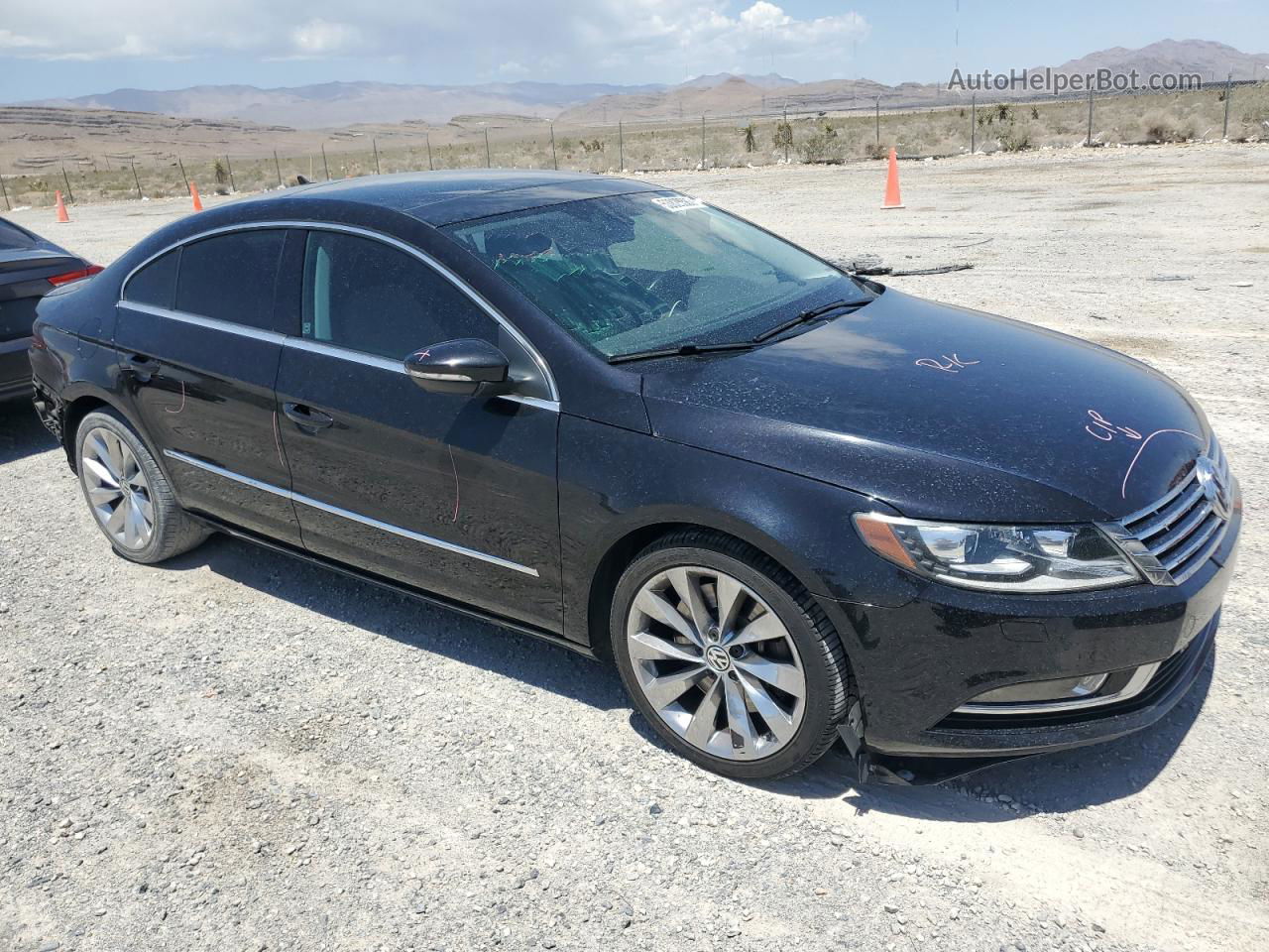 2013 Volkswagen Cc Vr6 4motion Black vin: WVWGU7AN2DE532042