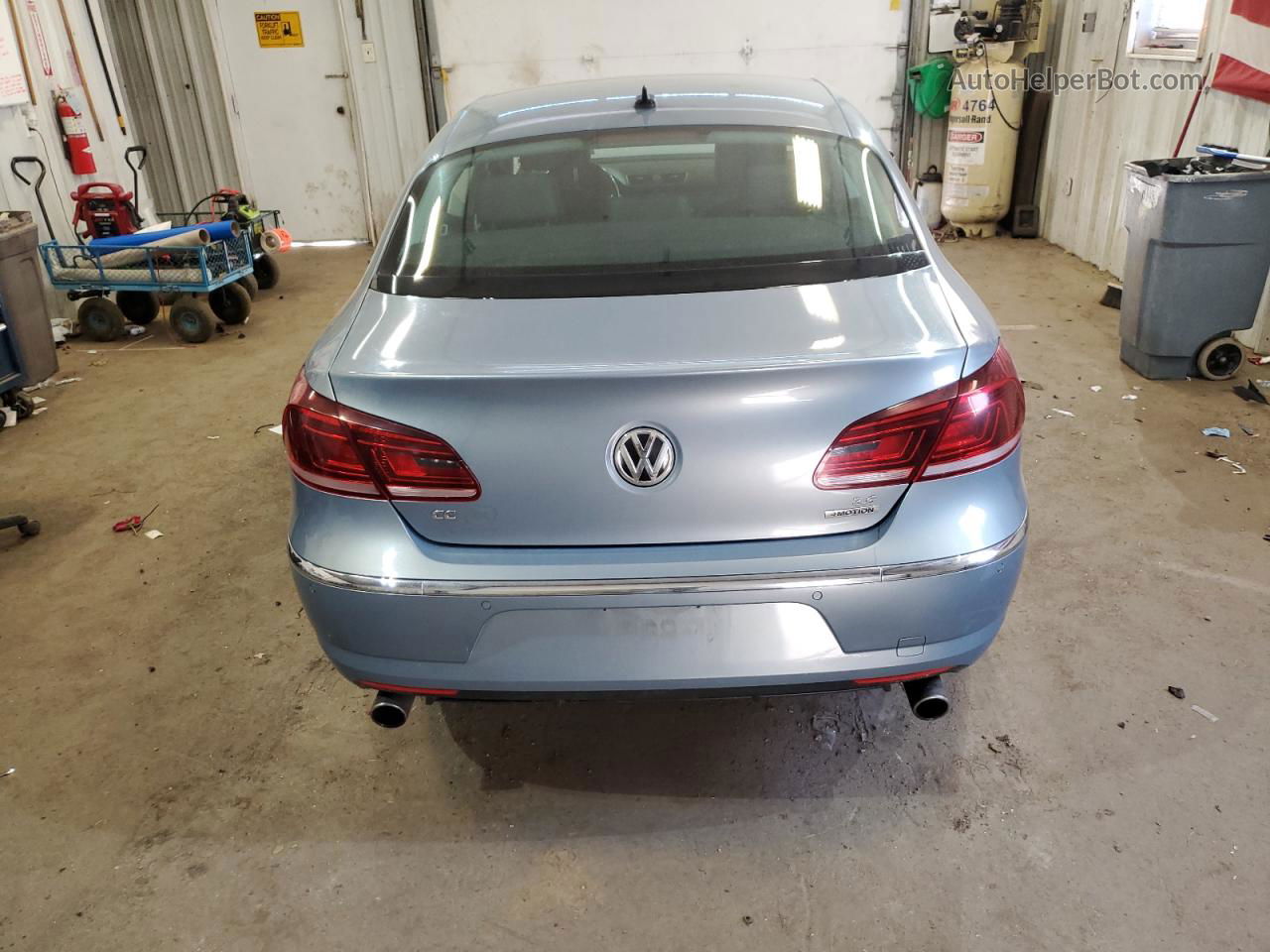 2013 Volkswagen Cc Vr6 4motion Blue vin: WVWGU7AN2DE568104