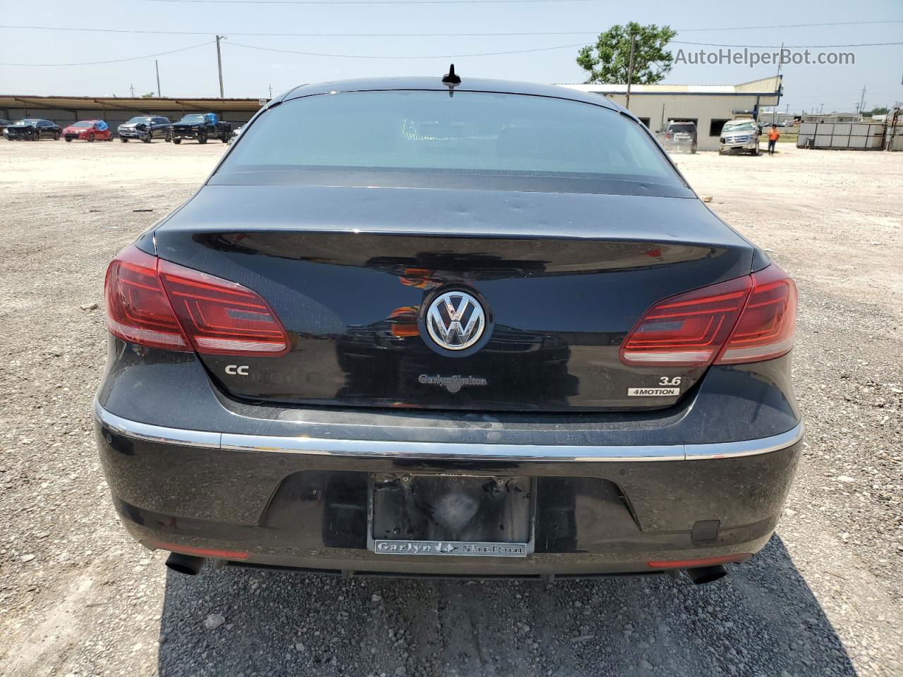 2013 Volkswagen Cc Vr6 4motion Black vin: WVWGU7AN4DE557198