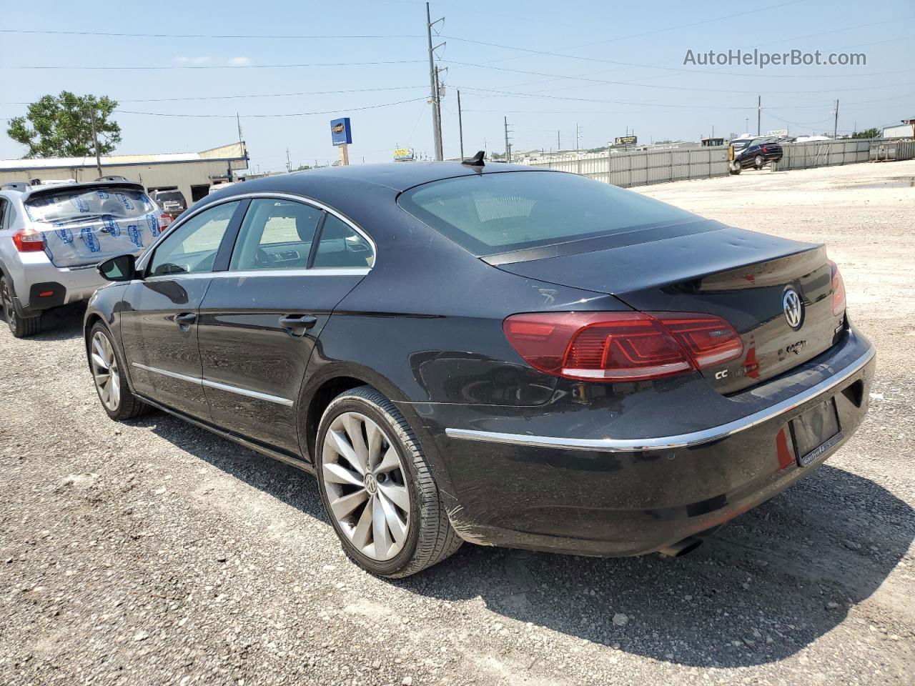 2013 Volkswagen Cc Vr6 4motion Black vin: WVWGU7AN4DE557198