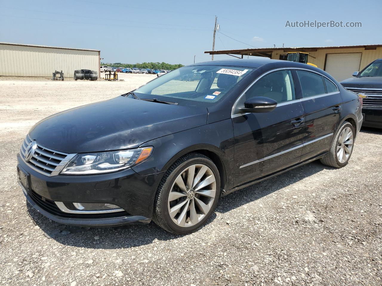 2013 Volkswagen Cc Vr6 4motion Black vin: WVWGU7AN4DE557198