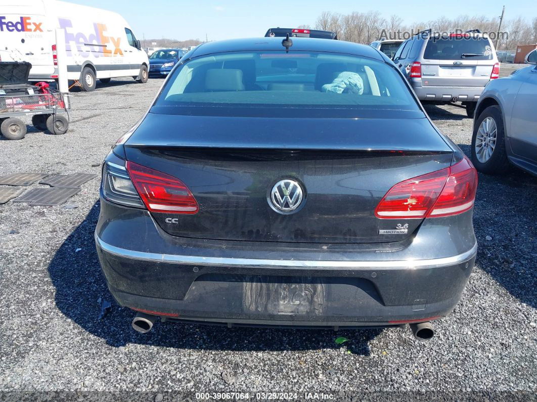 2013 Volkswagen Cc 3.6l Vr6 Executive Черный vin: WVWGU7AN4DE558951