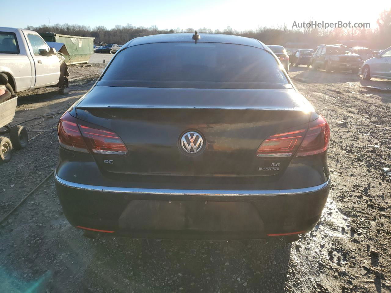 2014 Volkswagen Cc Vr6 4motion Black vin: WVWGU7AN4EE500808