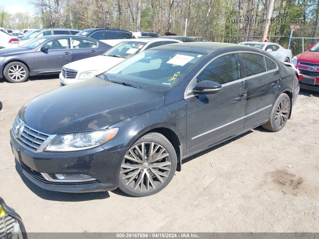 2014 Volkswagen Cc 3.6l Vr6 Executive Black vin: WVWGU7AN6EE508182