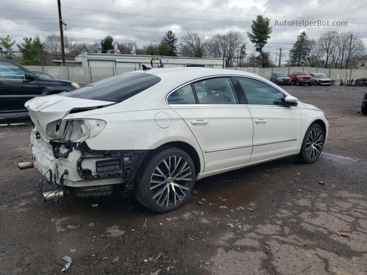 2014 Volkswagen Cc Vr6 4motion White vin: WVWGU7AN6EE537987