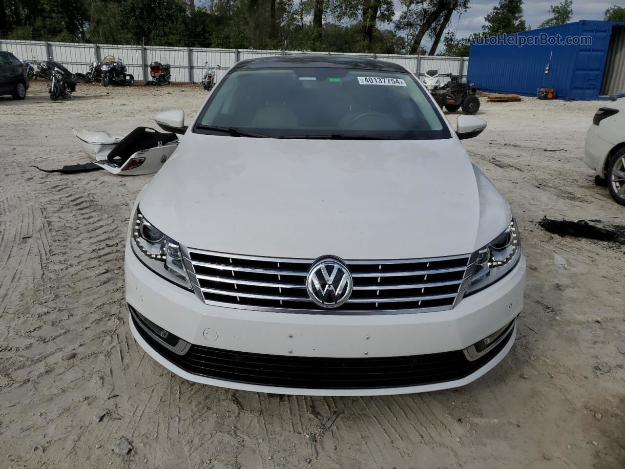 2013 Volkswagen Cc Vr6 4motion Белый vin: WVWGU7AN7DE564274