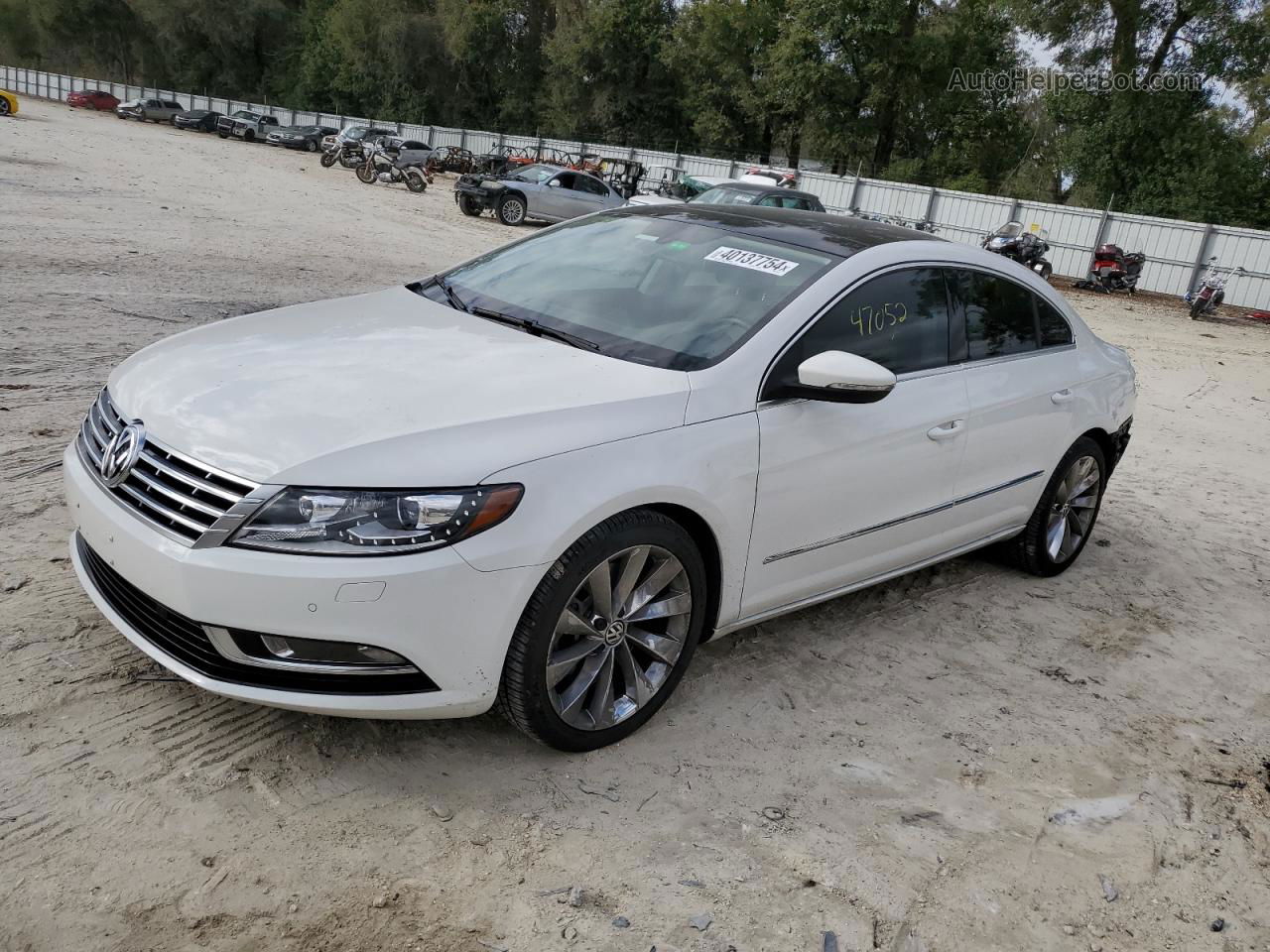 2013 Volkswagen Cc Vr6 4motion Белый vin: WVWGU7AN7DE564274