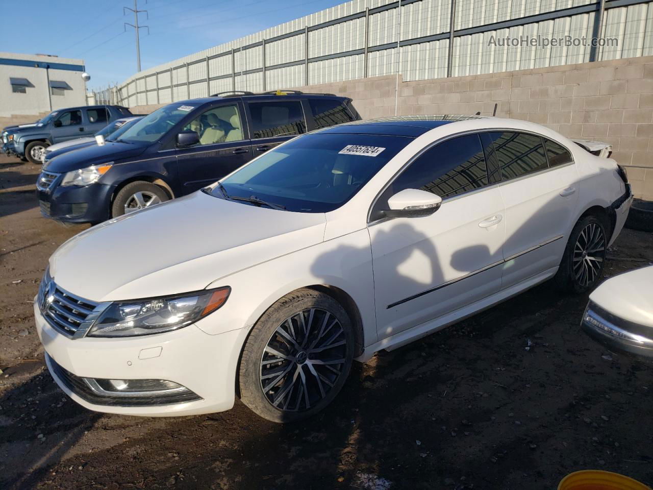 2014 Volkswagen Cc Vr6 4motion White vin: WVWGU7AN7EE508482