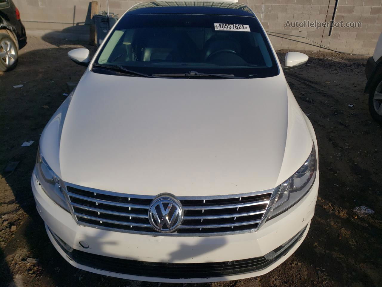 2014 Volkswagen Cc Vr6 4motion White vin: WVWGU7AN7EE508482