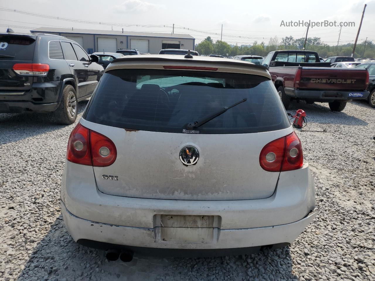 2008 Volkswagen Gti  White vin: WVWGV71K08W296218