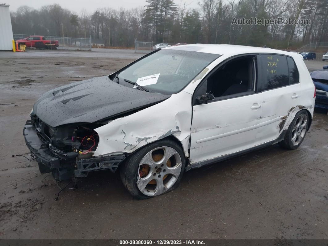 2008 Volkswagen Gti 4-door (m6) (eop Cw 21/08)/4-door (m6) (late Availability) White vin: WVWGV71K38W089614