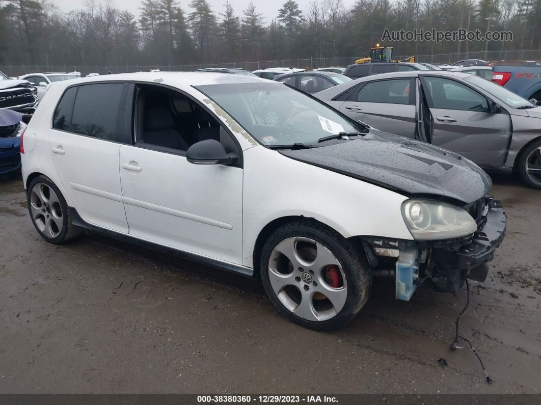 2008 Volkswagen Gti 4-door (m6) (eop Cw 21/08)/4-door (m6) (late Availability) White vin: WVWGV71K38W089614