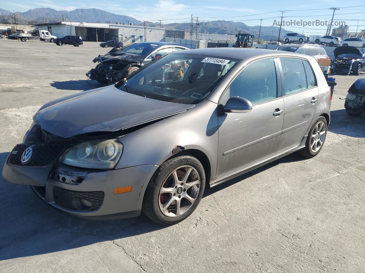 2008 Volkswagen Gti  Gray vin: WVWGV71K48W042253