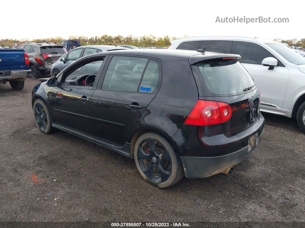 2008 Volkswagen Gti   Черный vin: WVWGV71K48W217309