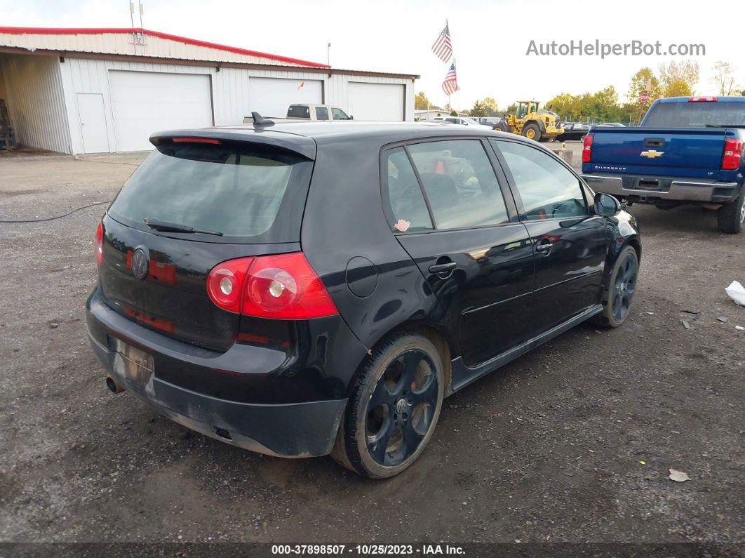 2008 Volkswagen Gti   Черный vin: WVWGV71K48W217309