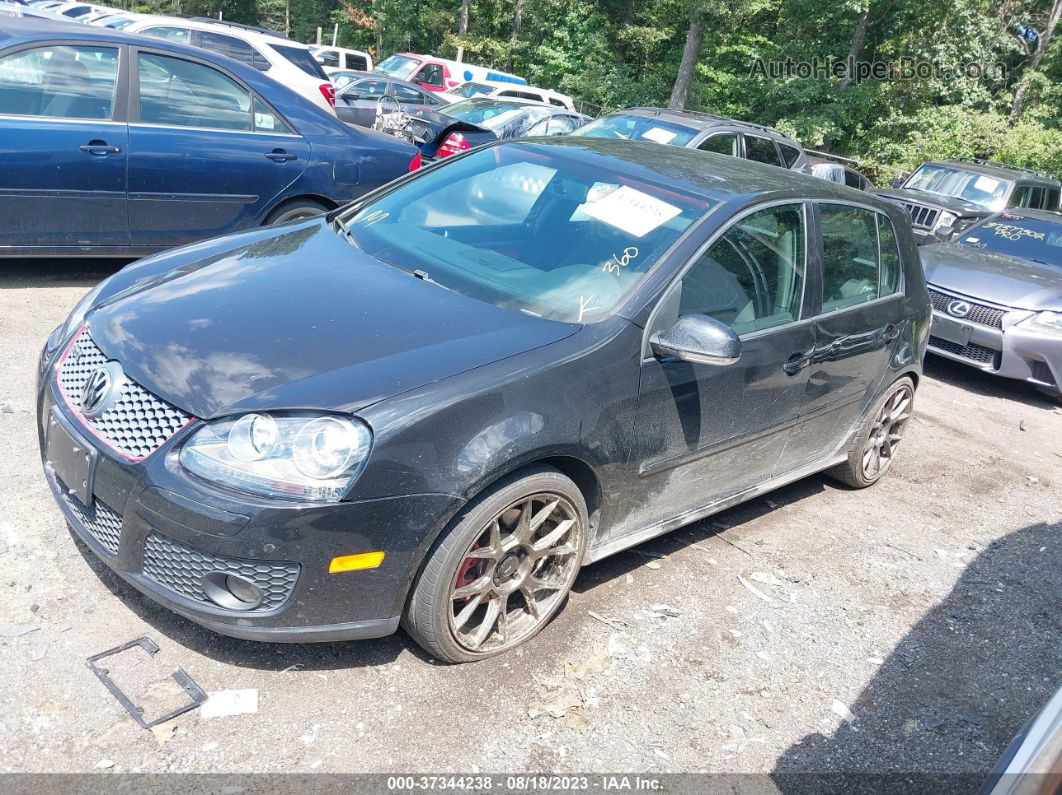 2008 Volkswagen Gti   Black vin: WVWGV71K48W294780