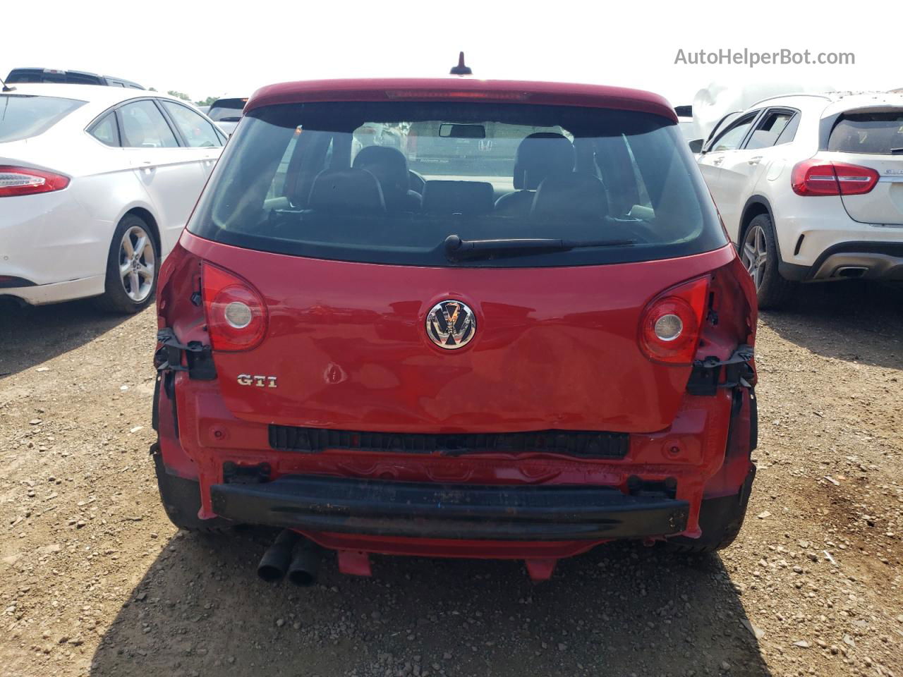 2008 Volkswagen Gti  Red vin: WVWGV71K58W033268