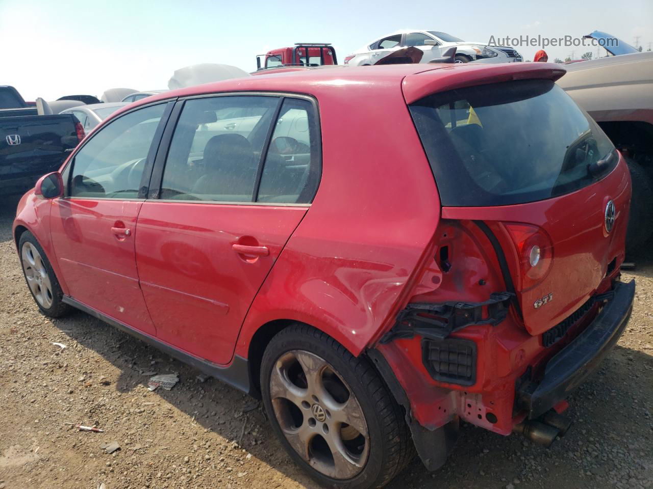 2008 Volkswagen Gti  Red vin: WVWGV71K58W033268