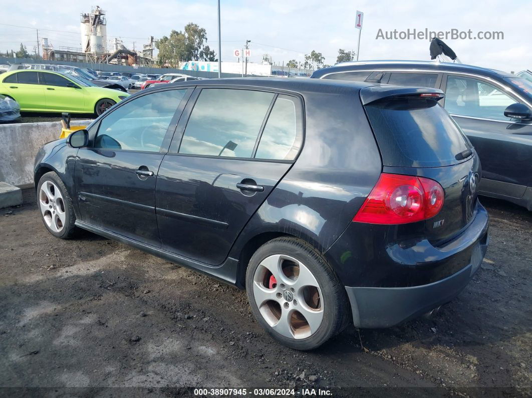 2008 Volkswagen Gti 4-door Black vin: WVWGV71K58W262632