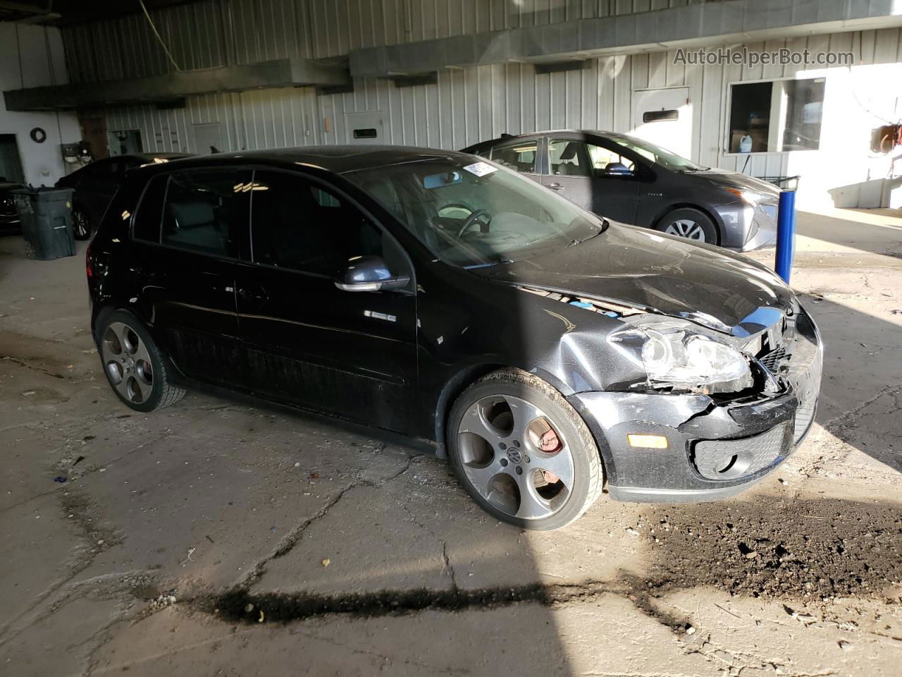 2009 Volkswagen Gti  Black vin: WVWGV71K59W106883