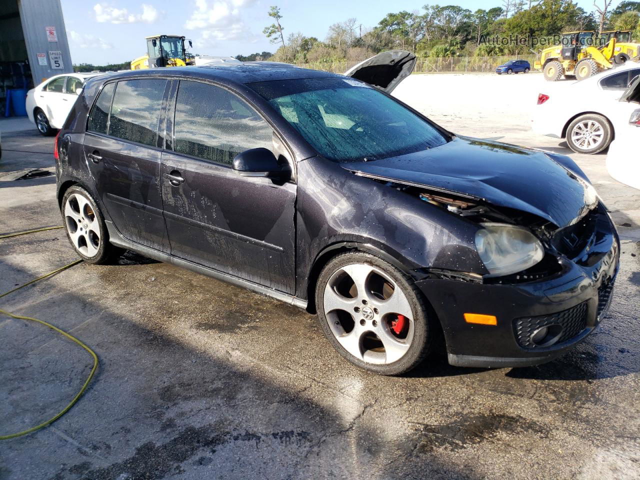 2009 Volkswagen Gti  Black vin: WVWGV71K69W012754