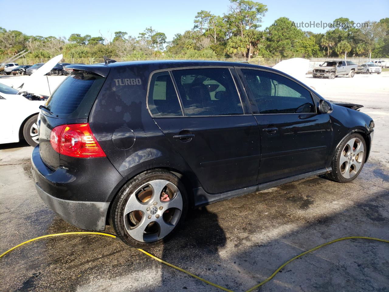 2009 Volkswagen Gti  Black vin: WVWGV71K69W012754