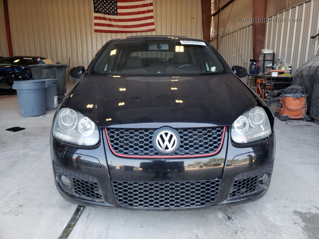 2009 Volkswagen Gti  Black vin: WVWGV71K69W097823