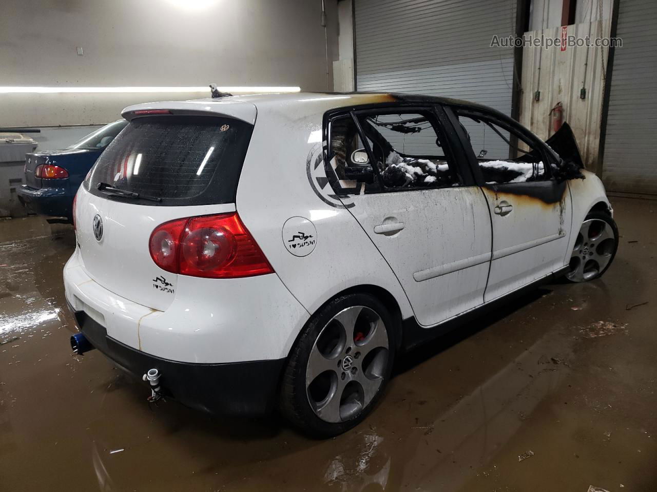 2008 Volkswagen Gti  Белый vin: WVWGV71K78W309837