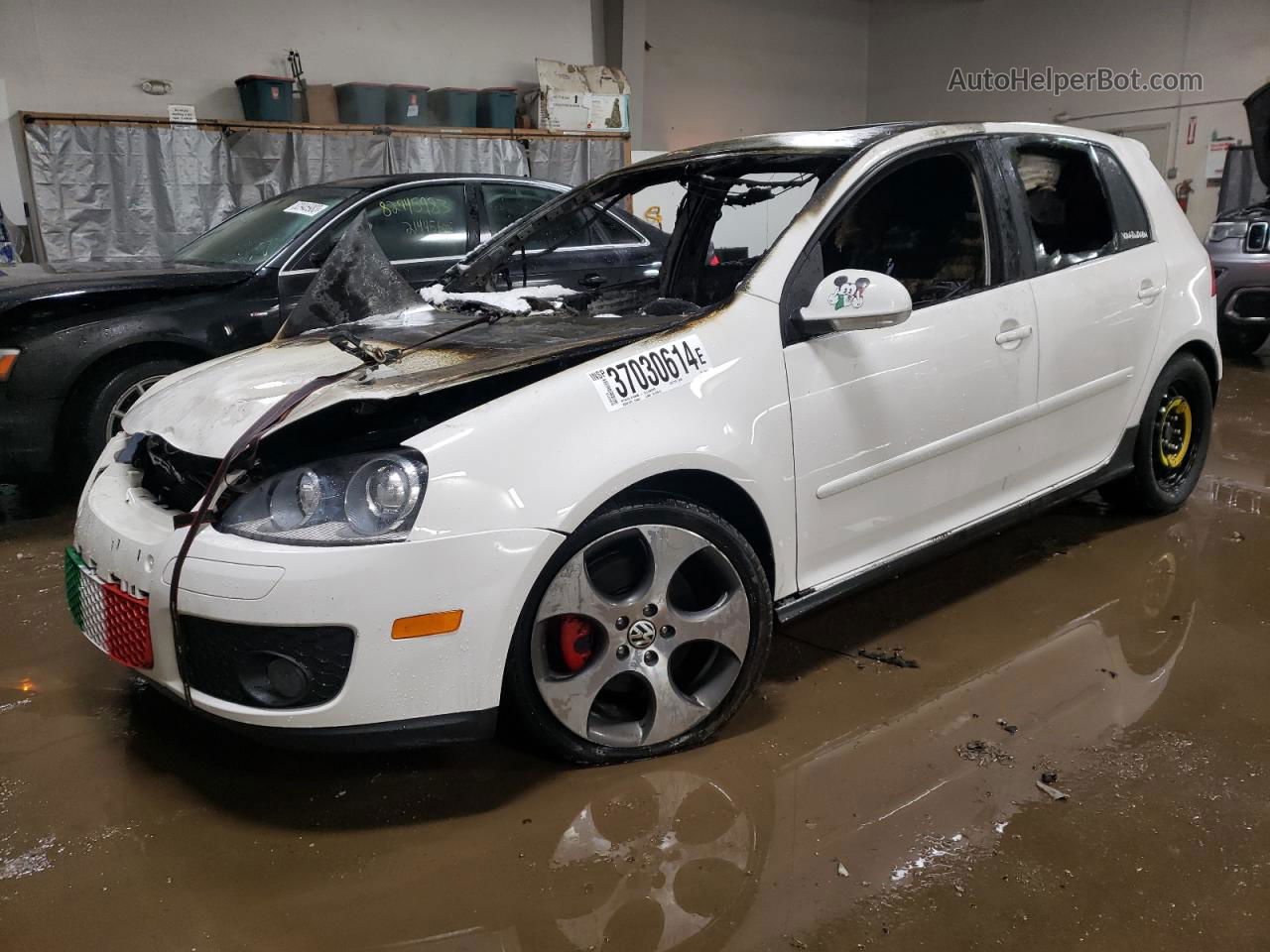 2008 Volkswagen Gti  White vin: WVWGV71K78W309837