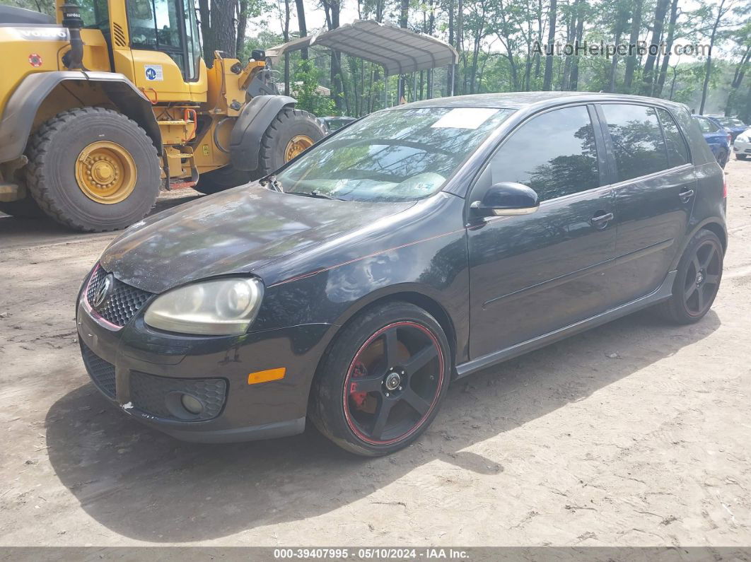 2008 Volkswagen Gti 4-door Black vin: WVWGV71K88W245601