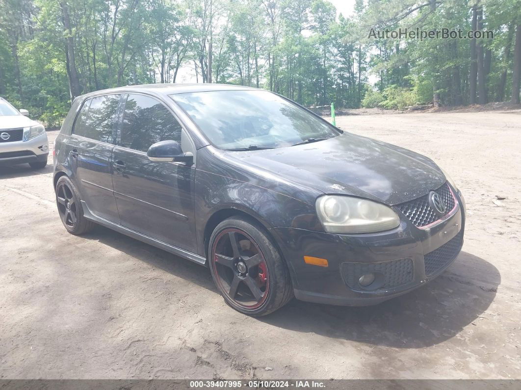 2008 Volkswagen Gti 4-door Black vin: WVWGV71K88W245601