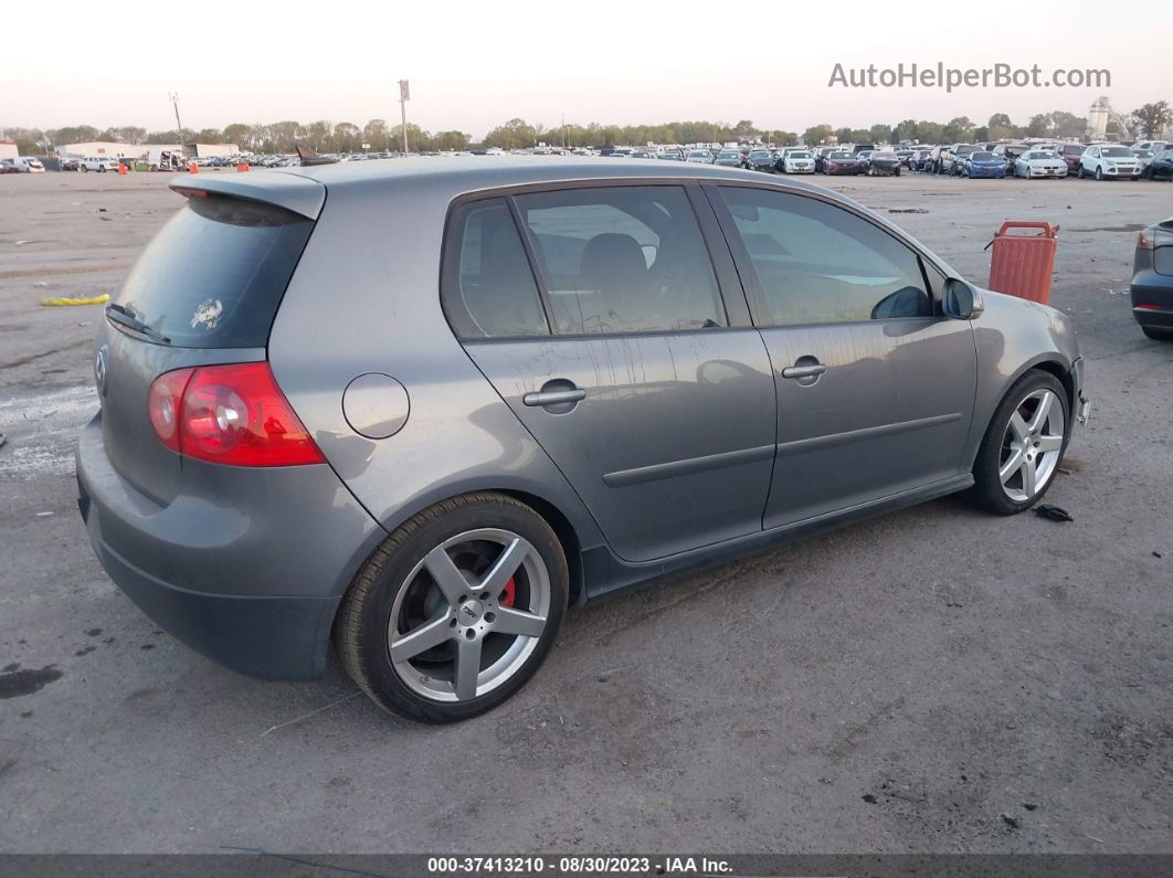 2008 Volkswagen Gti   Gray vin: WVWGV71K88W299108