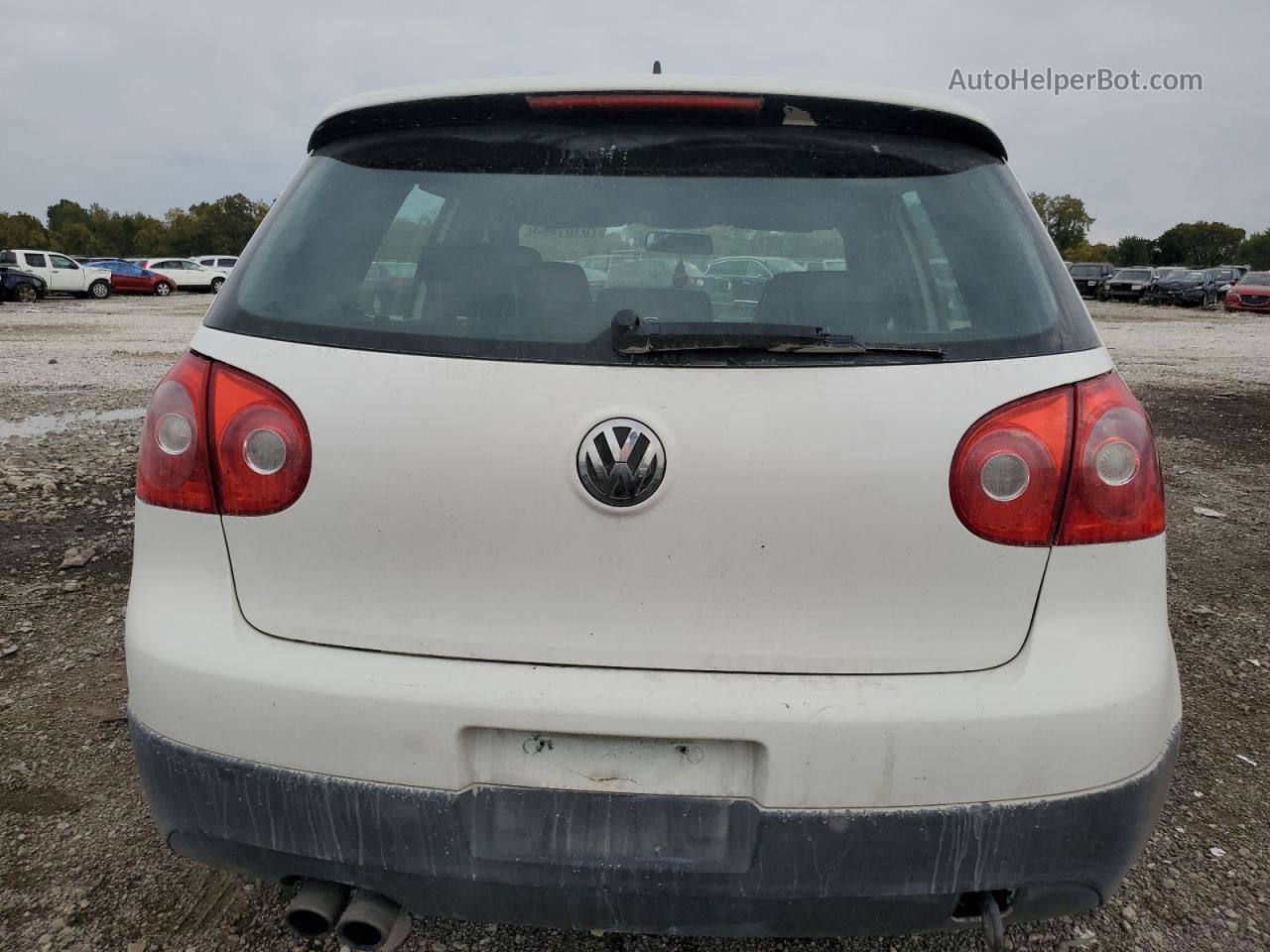 2008 Volkswagen Gti  White vin: WVWGV71K88W310110