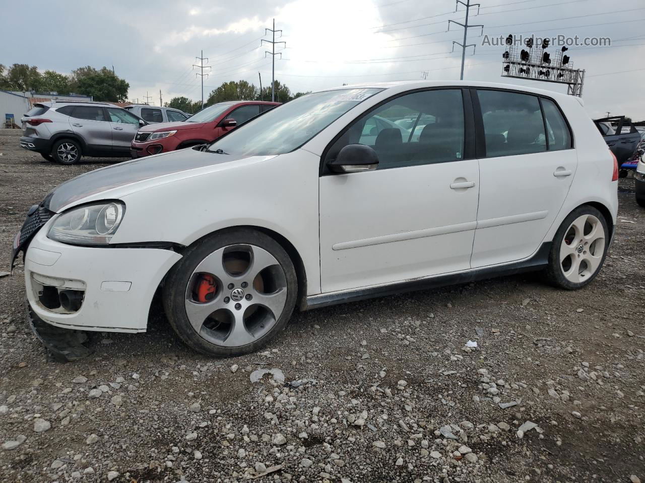 2008 Volkswagen Gti  Белый vin: WVWGV71K88W310110