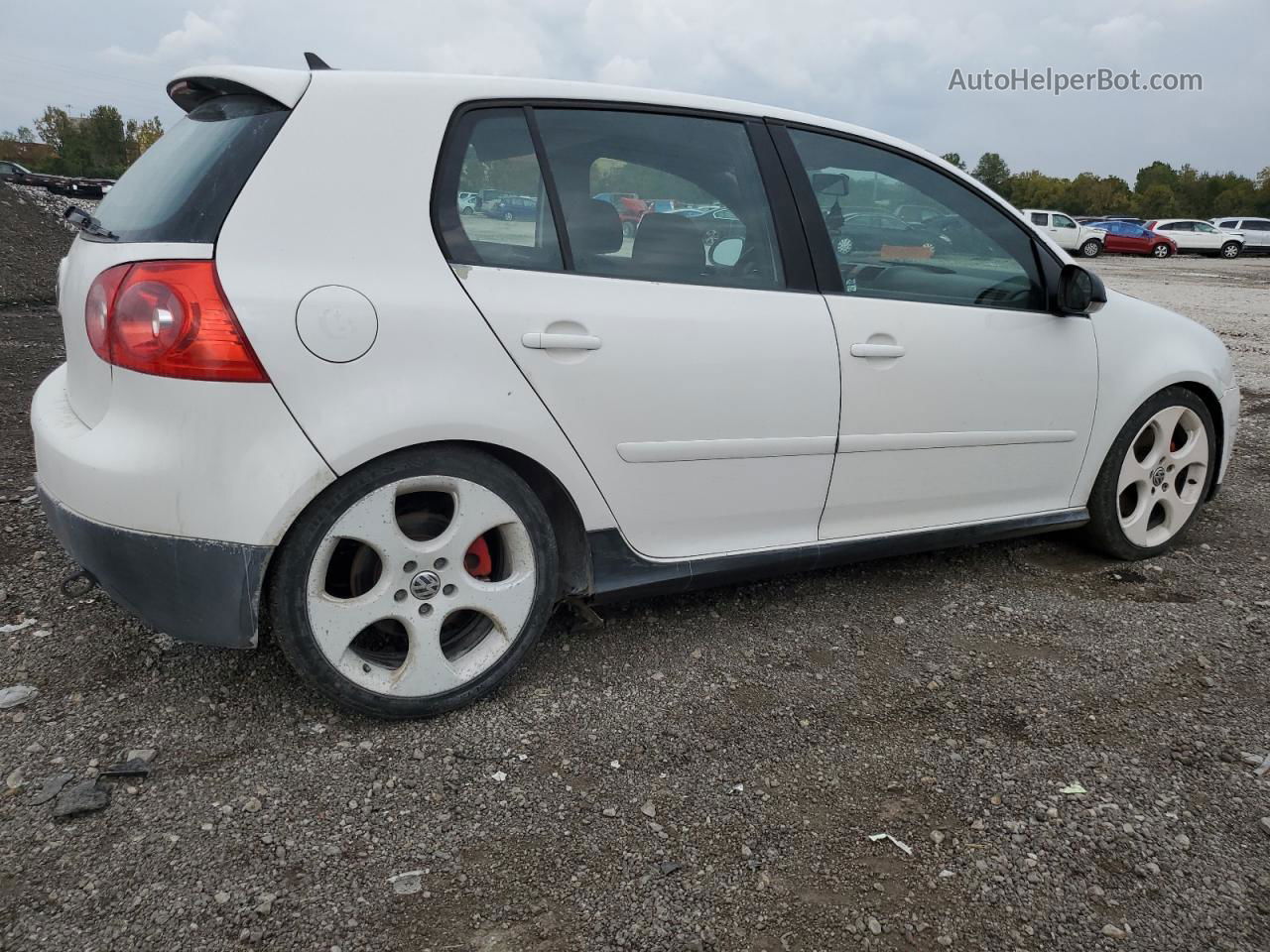 2008 Volkswagen Gti  White vin: WVWGV71K88W310110