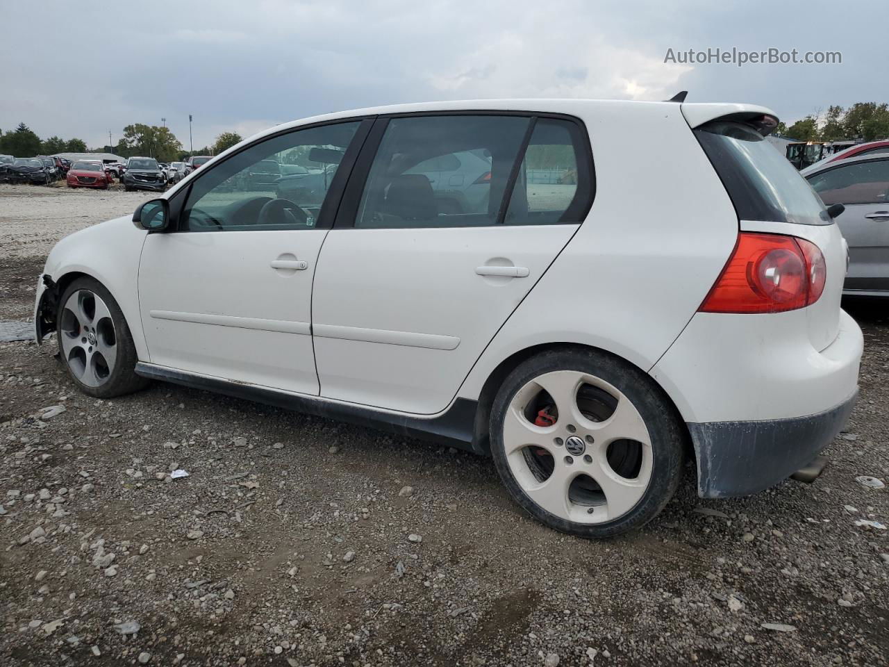 2008 Volkswagen Gti  White vin: WVWGV71K88W310110