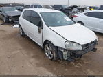 2008 Volkswagen Gti 4-door White vin: WVWGV71K98W305983