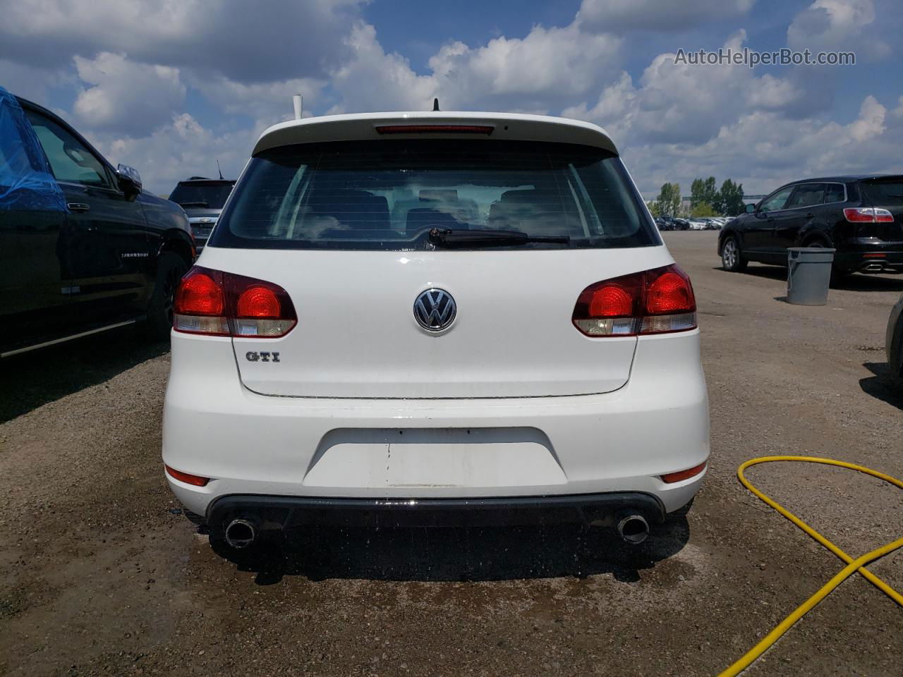 2010 Volkswagen Gti  Белый vin: WVWGV7AJ1AW335458