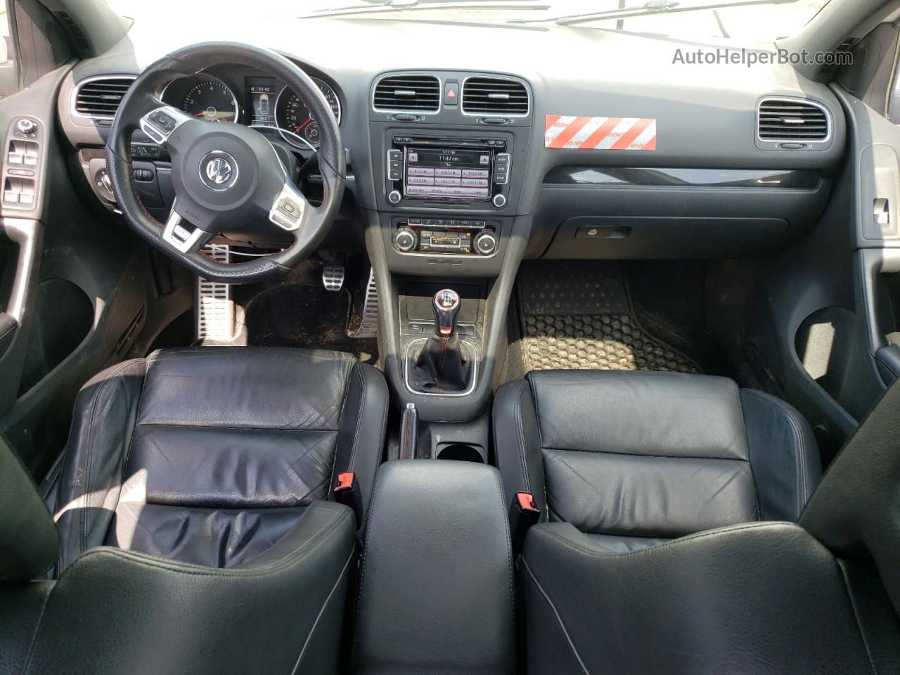 2010 Volkswagen Gti  Белый vin: WVWGV7AJ1AW335458