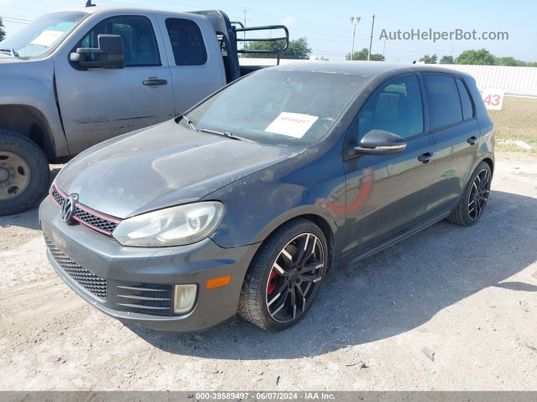 2010 Volkswagen Gti 4-door Gray vin: WVWGV7AJ5AW154086