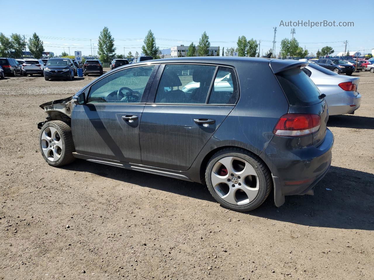 2010 Volkswagen Gti  Gray vin: WVWGV7AJ5AW330716