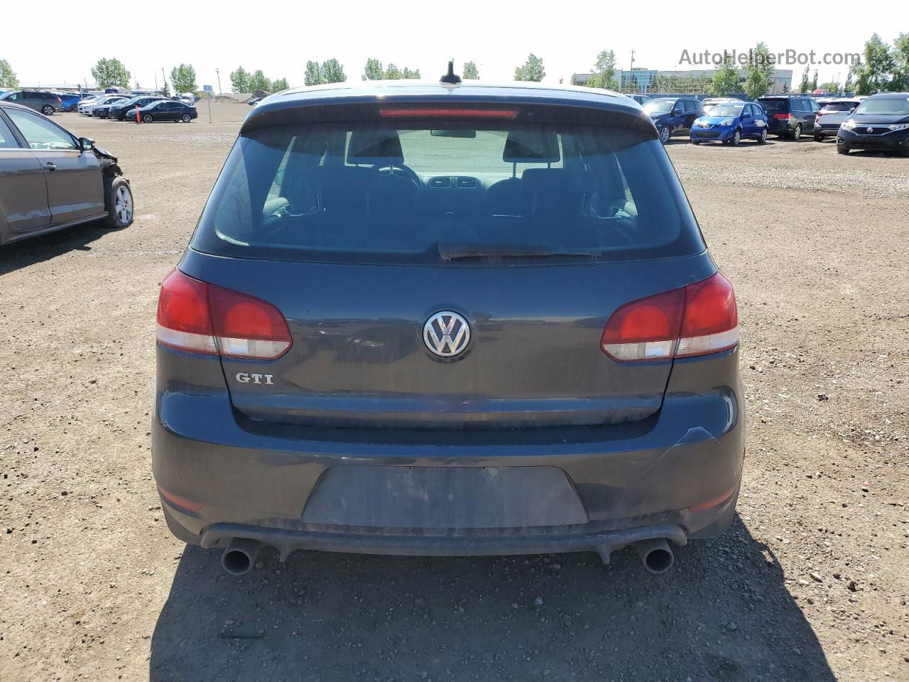 2010 Volkswagen Gti  Gray vin: WVWGV7AJ5AW330716