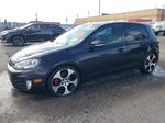 2010 Volkswagen Gti  Black vin: WVWGV7AJ6AW278089