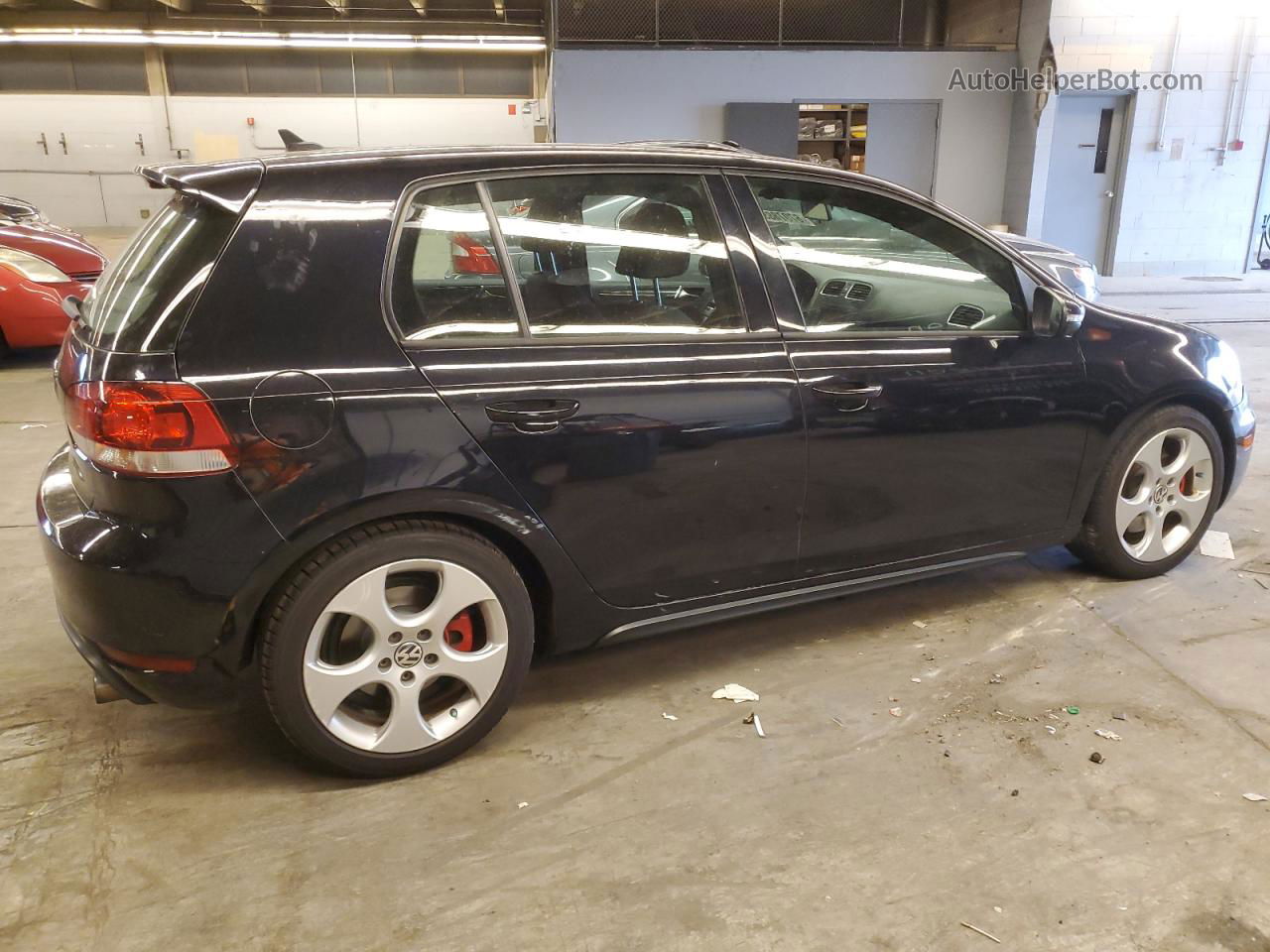 2010 Volkswagen Gti  Black vin: WVWGV7AJ6AW331325